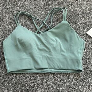 Elegant Teal Sports Bra